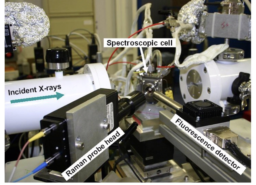 In situ Raman spectra example