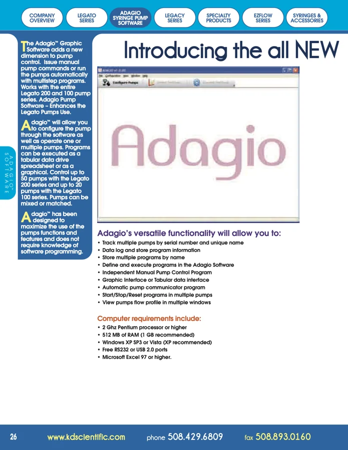 Adagio 軟體與通訊配件 產品圖片