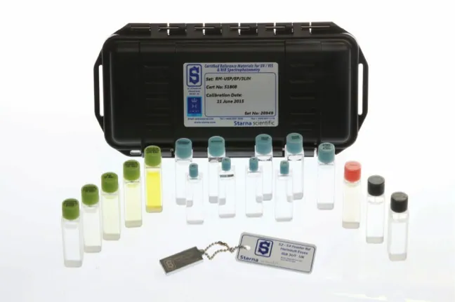 STARNA UV-VIS 儀器性能確認標準品組