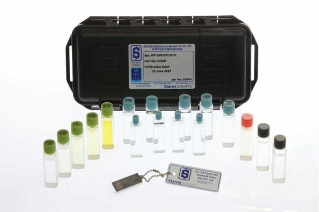 STARNA UV-VIS 儀器性能確認標準品組